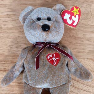 TY Beanie Bear   Signature Bear
